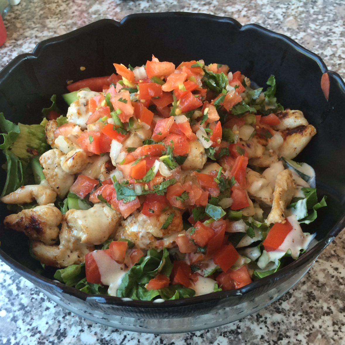 Grilled Chicken Salad.