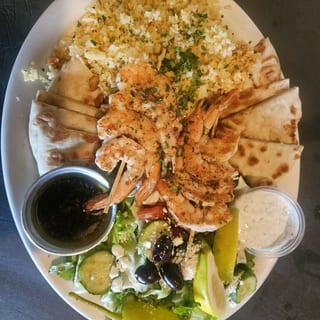 Shrimp Souvlaki