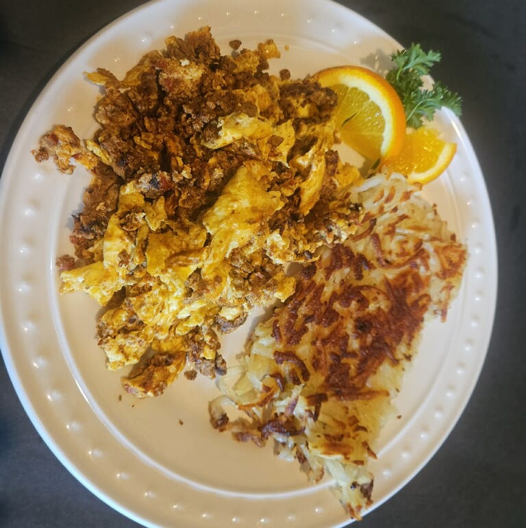 Chorizo and Eggs.