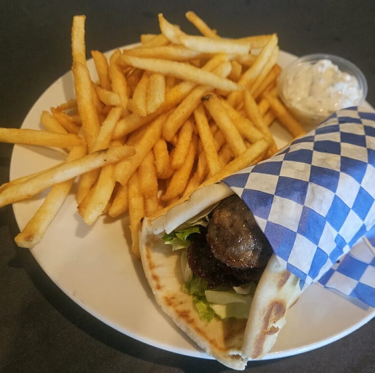 Gyros Pita Wrap.