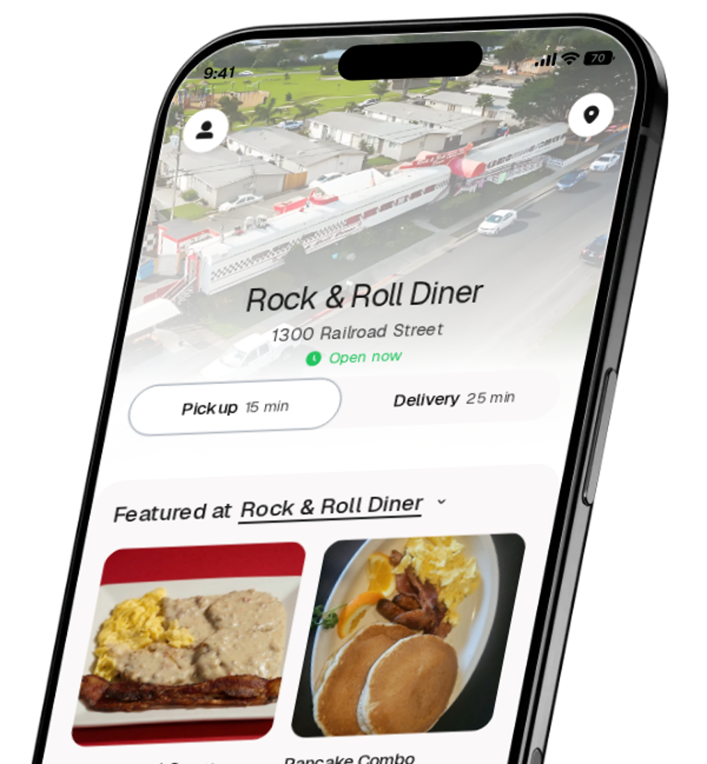 Rock & Roll Diner app preview