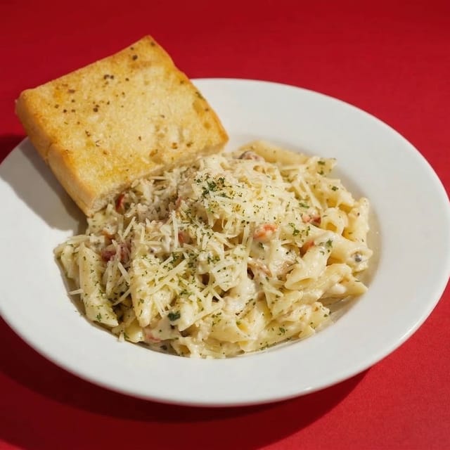 Seafood Alfredo.