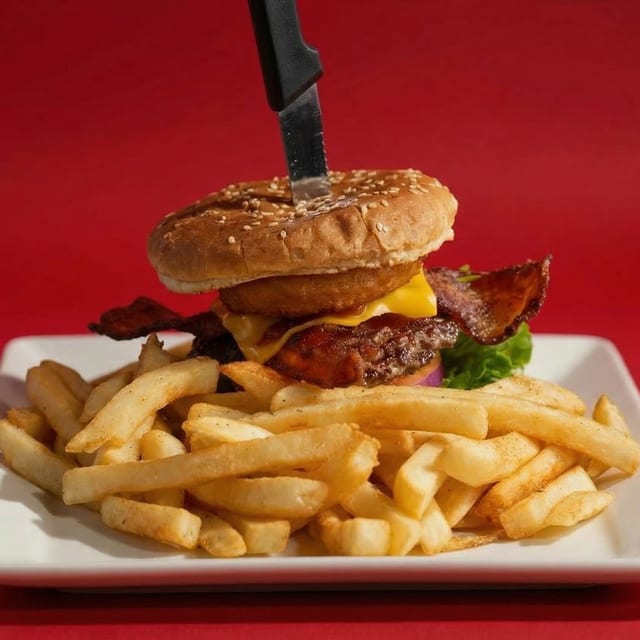 Bar-B-Que Bacon Cheeseburger.