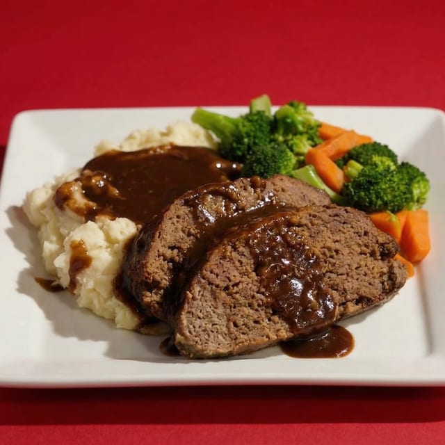 Homemade Meatloaf.